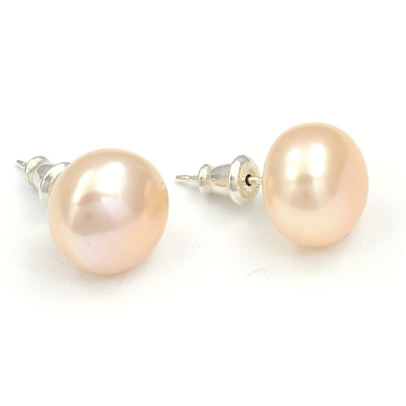 Wendy Mignot Saint Martin Freshwater Pearl Stud Earrings 14mm