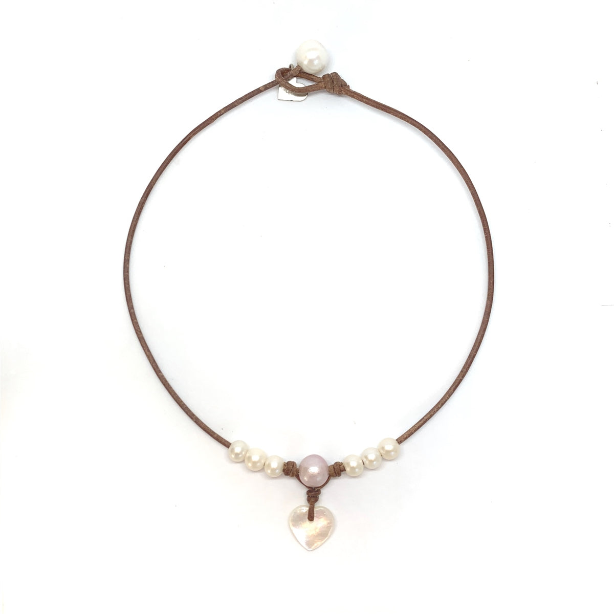 Wendy Mignot | Amour Synergy Pearl Heart Necklace | Fine Pearls