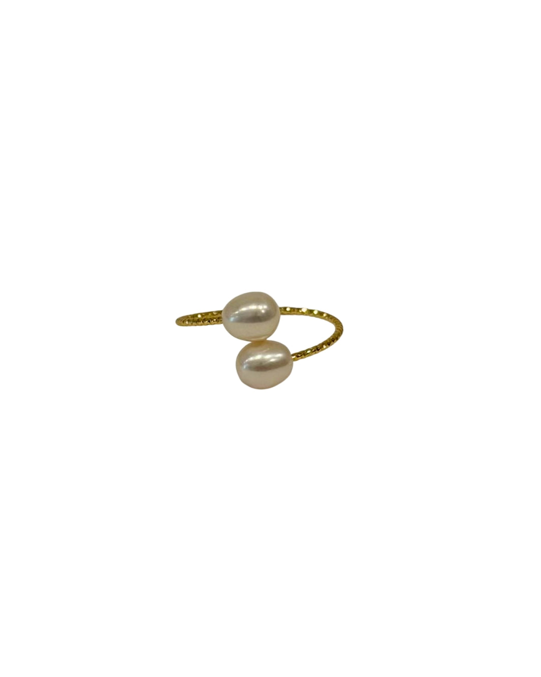 Adjustable Two Pearl Cassett Wrap Ring White – Wendy Mignot Fine