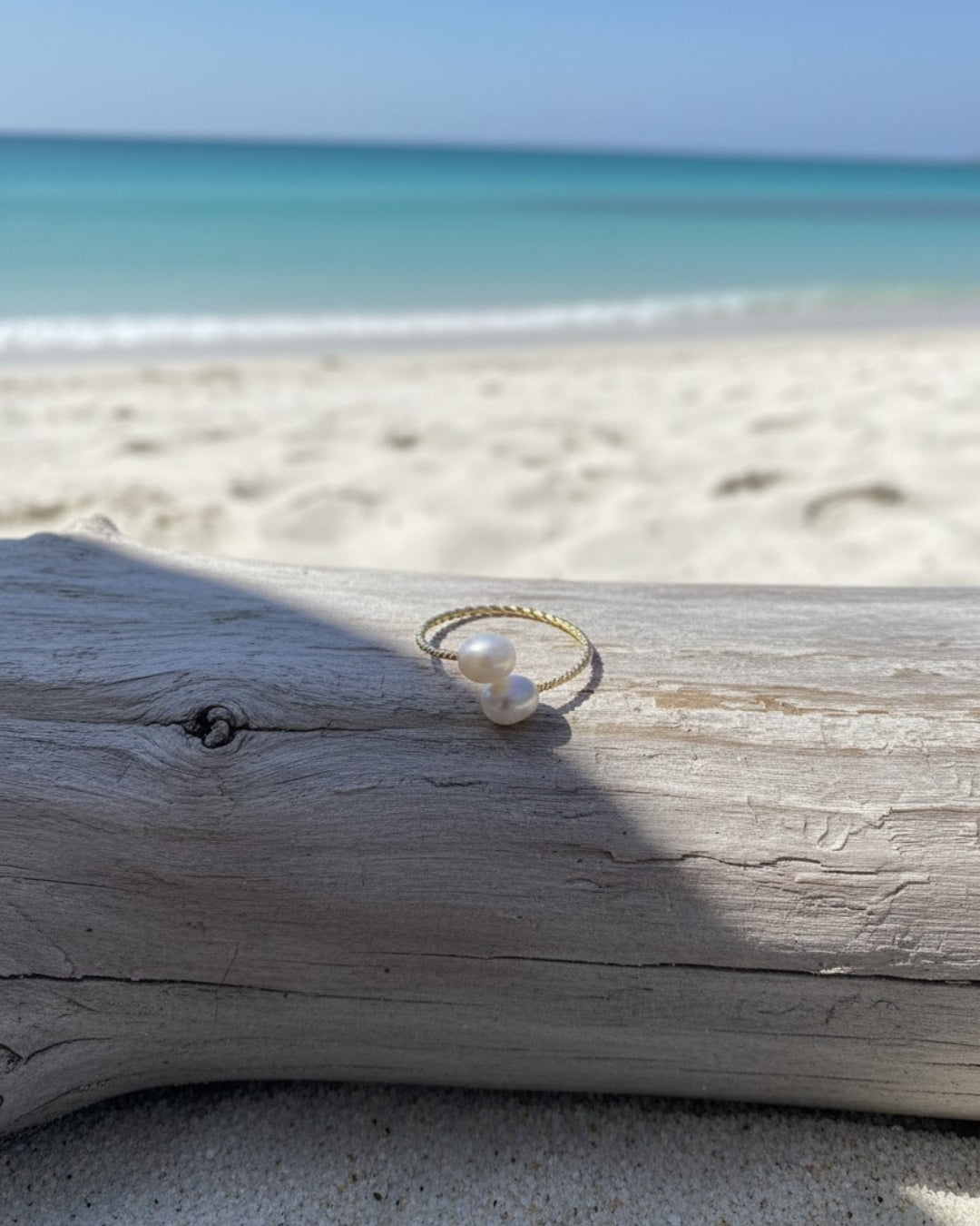 Adjustable Two Pearl Cassett Wrap Ring White – Wendy Mignot Fine