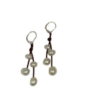 Wendy Mignot Freshwater Pearl Music Earrings-White
