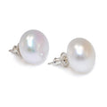photo of Wendy Mignot Saint Martin Freshwater Pearl Stud 14mm Earrings White