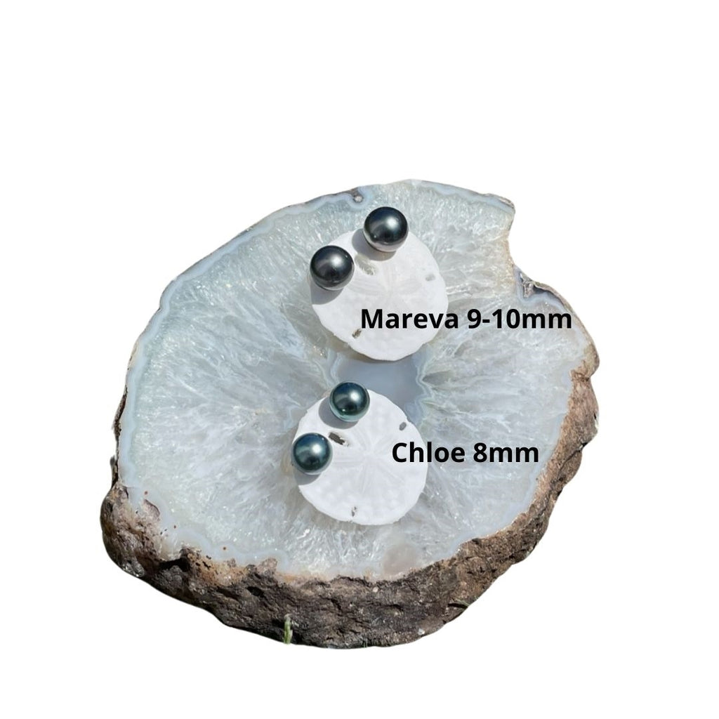 Wendy Mignot Chloe Tahitian Pearl Stud Earrings