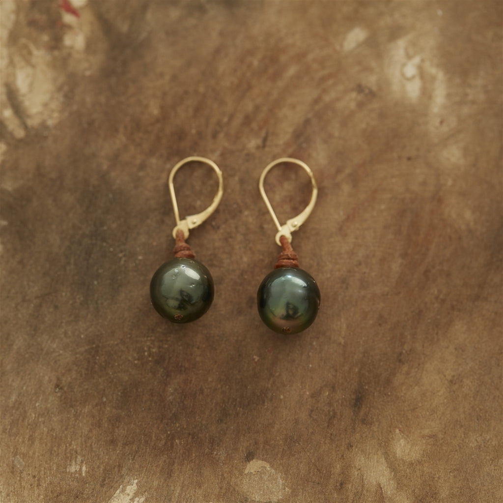 Bora Bora Single Tahitian Pearl Earrings