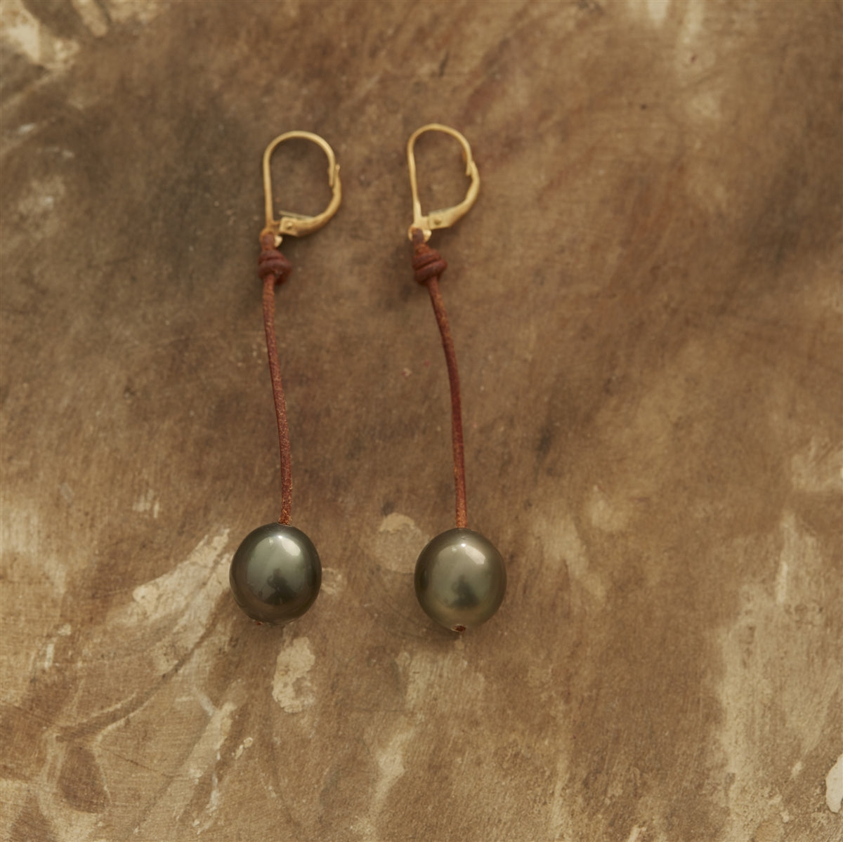 Bora Bora Single Tahitian Pearl Earrings II