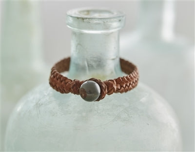 Wendy Mignot Dallas Tahitian Pearl and Leather Bracelet