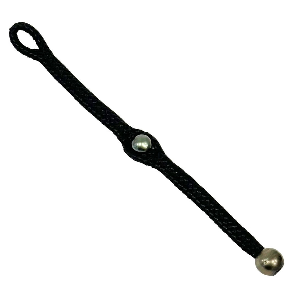 Wendy Mignot Laredo Tahitian Pearl and Leather Braided Bracelet 4