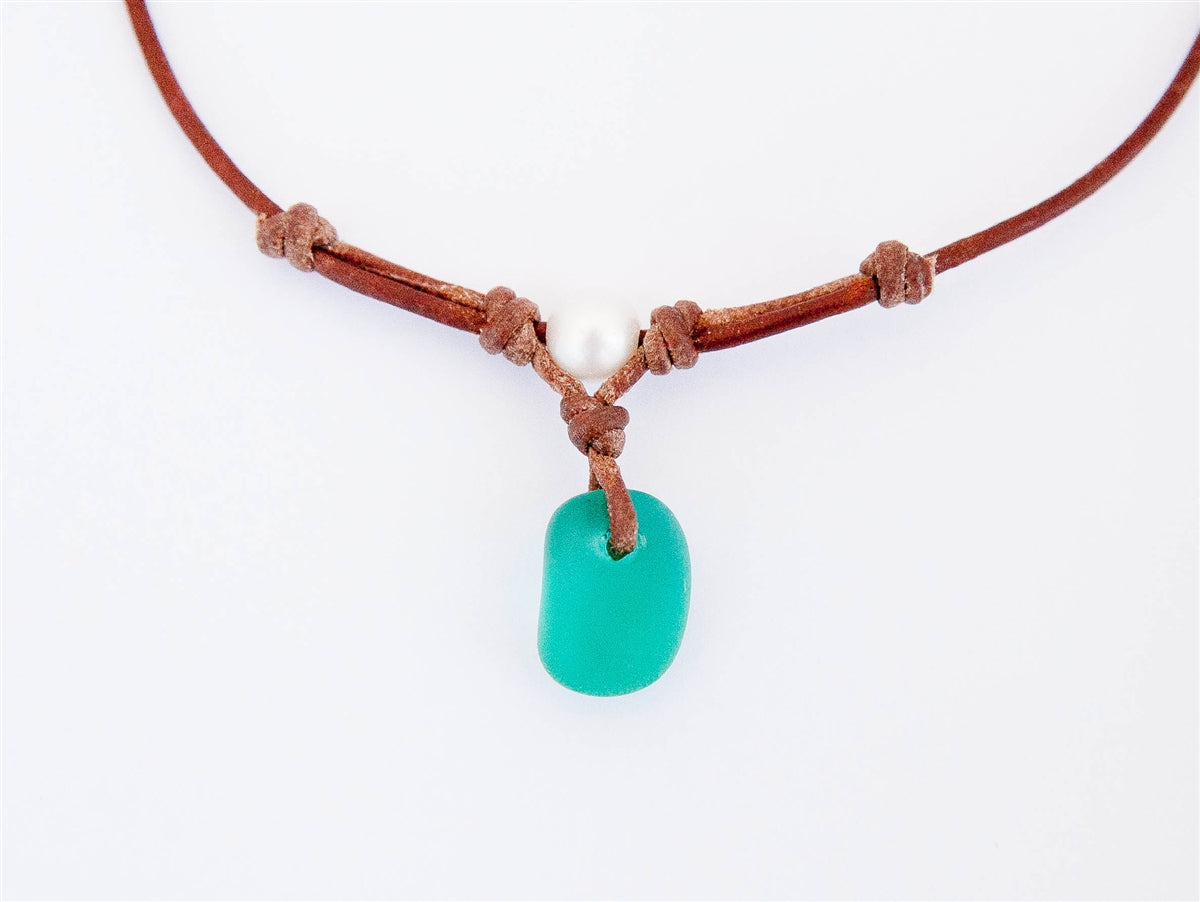 Wendy Mignot | Coastline Grove Green Sea Glass and freshwater