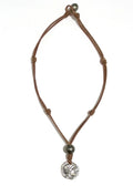 Ancient Greek Athena and Owl Coin with Tahitian Pearl Necklace by Wendy Mignot