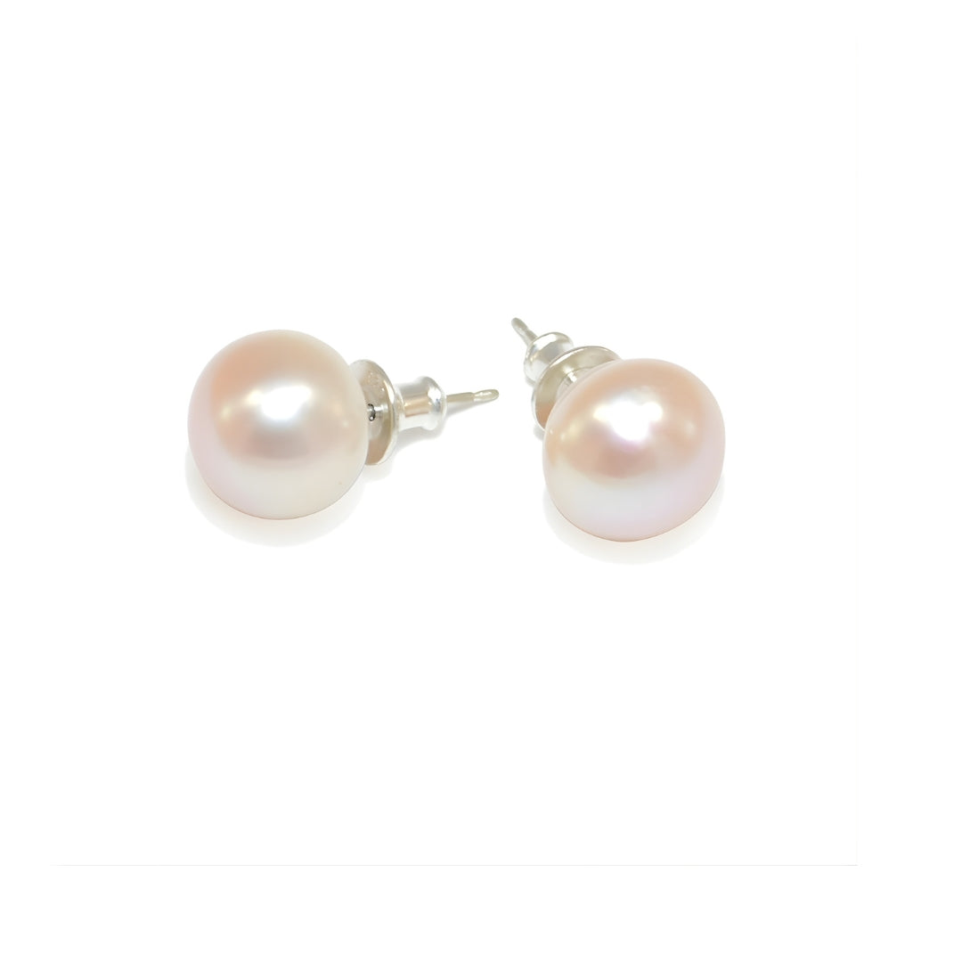 Wendy Mignot Chloe Freshwater Pearl Stud Earrings, Blush