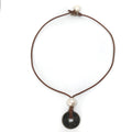 Ming Dynasty Bronze Coin and Freshwater Pearl Necklace