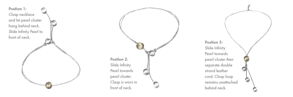 Wendy Mignot Signature Freshwater Pearl and Leather Necklace White