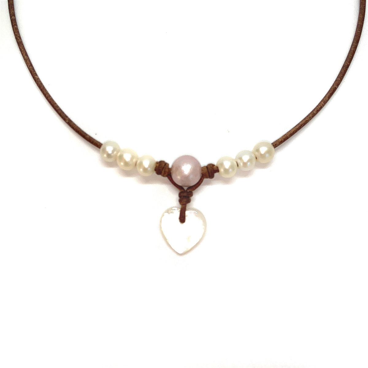 Wendy Mignot | Amour Synergy Pearl Heart Necklace | Fine Pearls