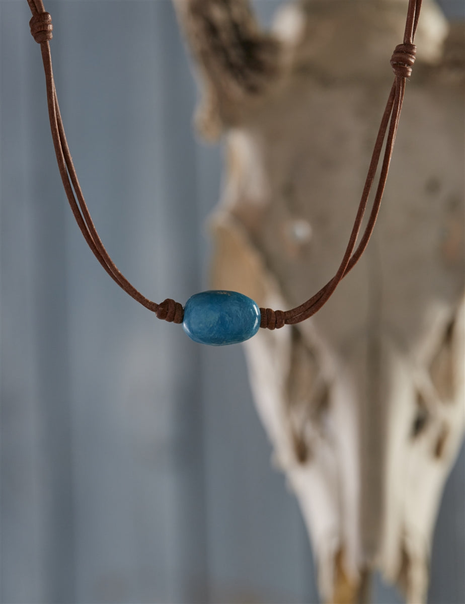 Wendy Mignot | Turquoise Zak with Knots Necklace, Limited Edition