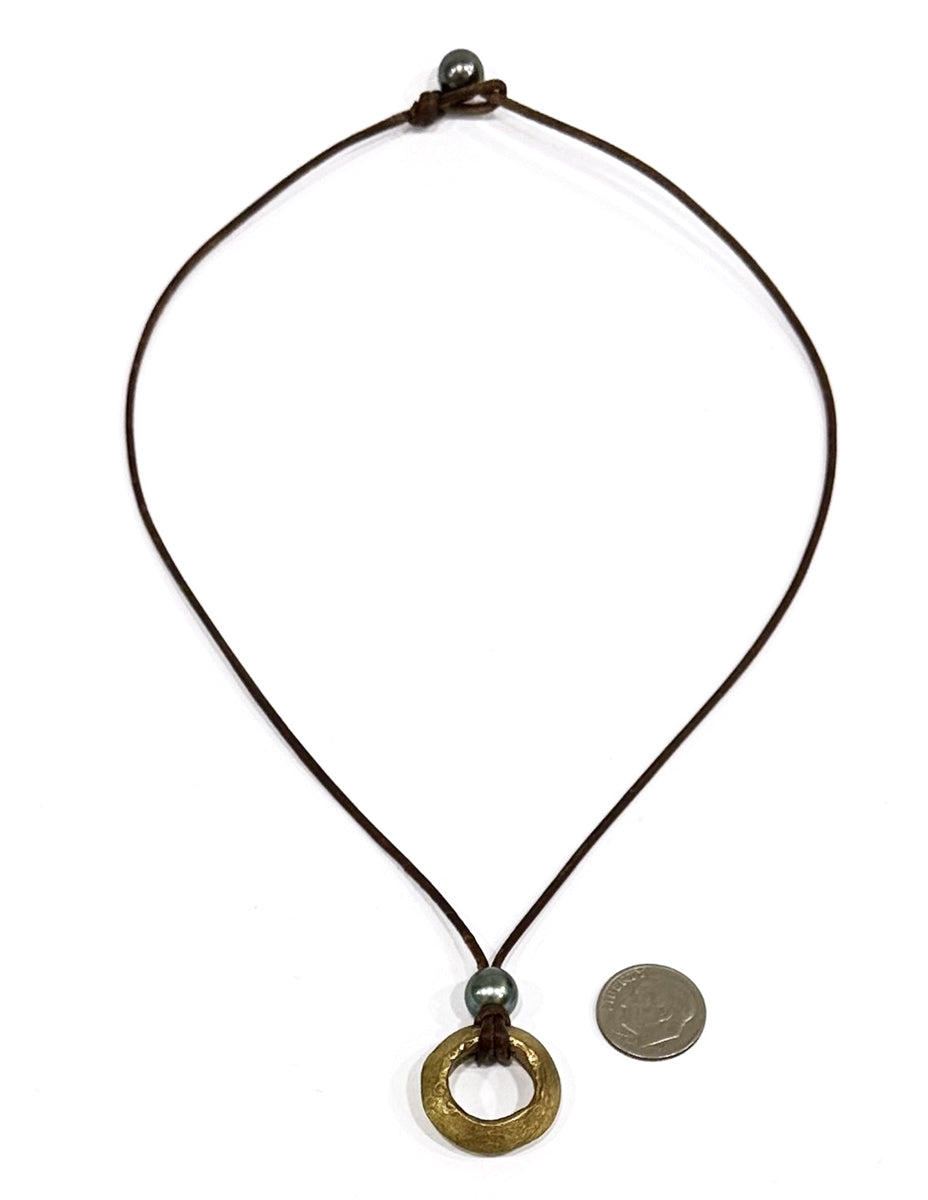 Brass Band with Tahitian Pearl- Saba