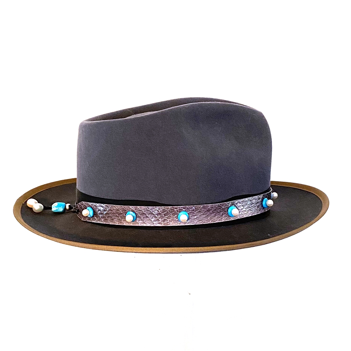 Ettika Pearl outlets The Band Tan Faux Pearl Hat