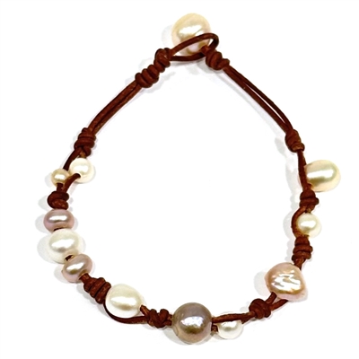 Wendy Mignot | Paros Freshwater Pearl Anklet Multicolor