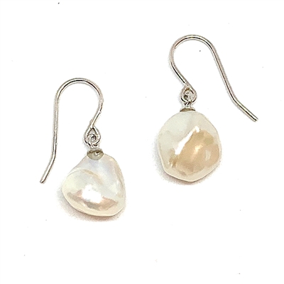 Wendy Mignot | Brigitte Baroque Pearl Earrings White